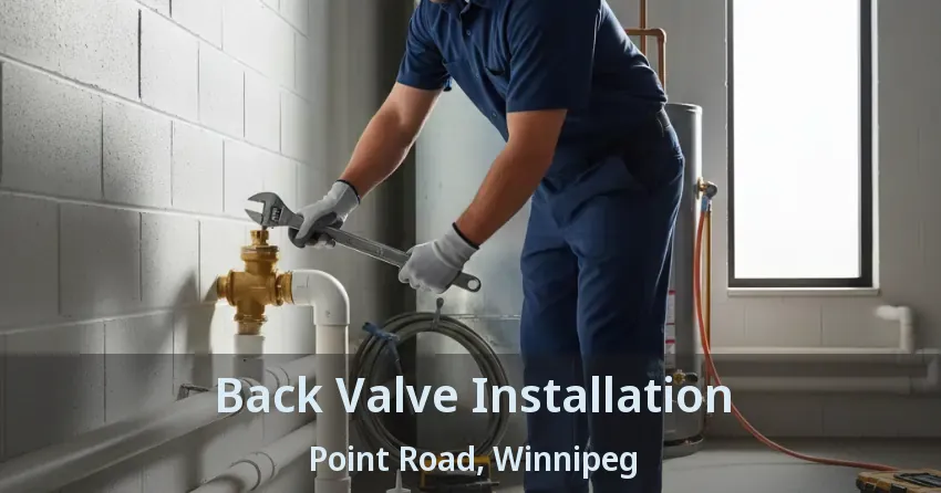 Back Valve Installation Point Road, Winnipeg - MB