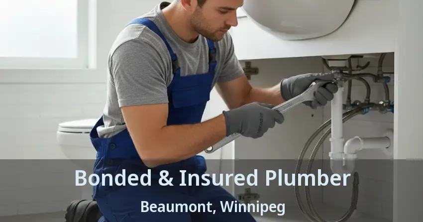 Bonded & Insured Plumber Beaumont, Winnipeg - MB
