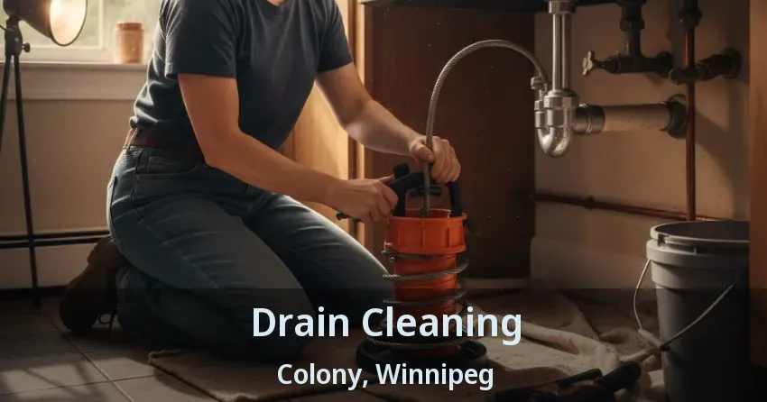 Drain Cleaning Colony, Winnipeg - MB