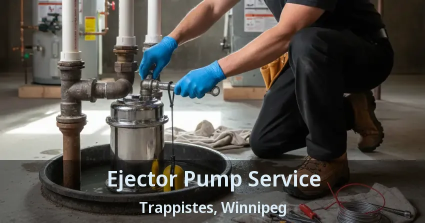 Ejector Pump Service Trappistes, Winnipeg - MB