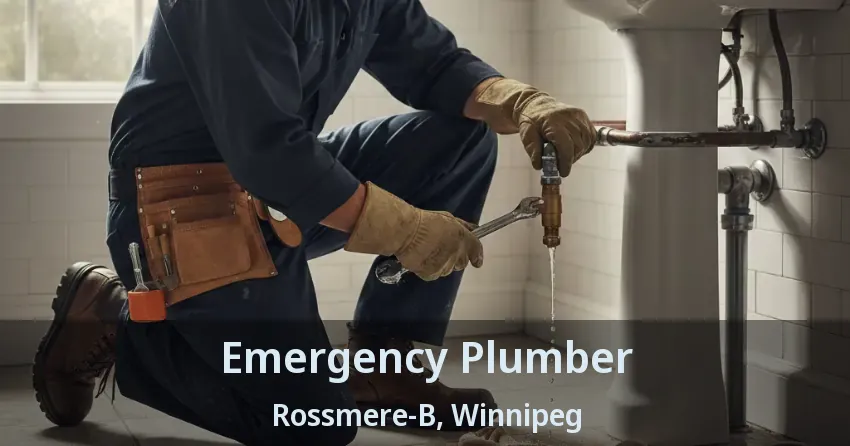 Emergency Plumber Rossmere-B, Winnipeg - MB