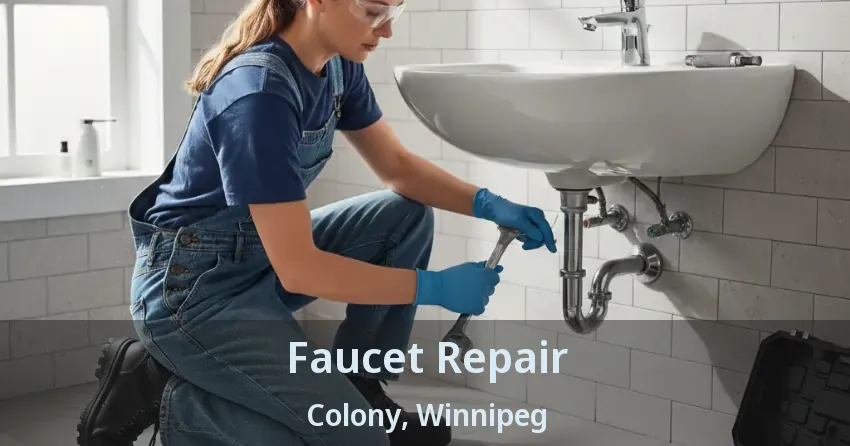 Faucet Repair Colony, Winnipeg - MB