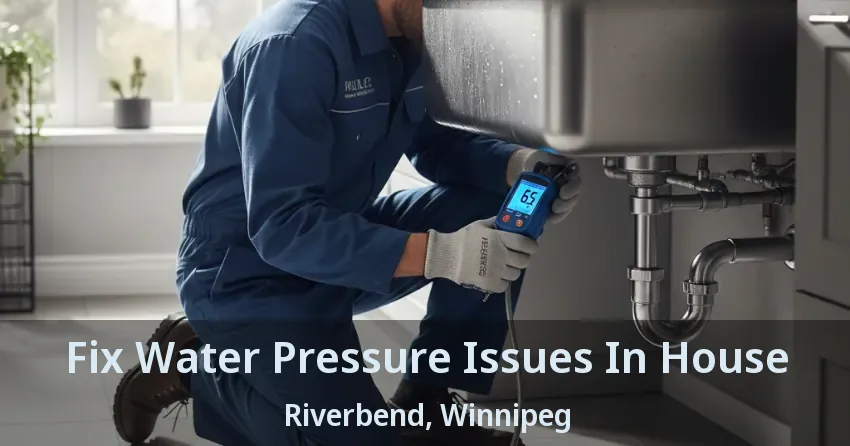 Fix Water Pressure Issues In House Riverbend, Winnipeg - MB