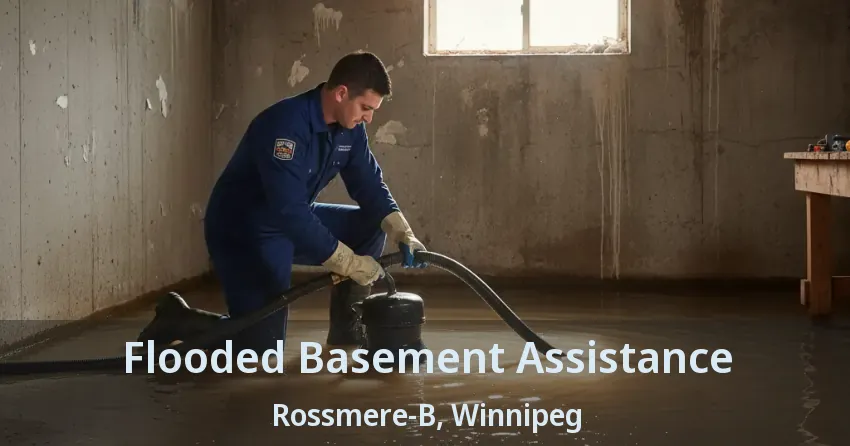 Flooded Basement Assistance Rossmere-B, Winnipeg - MB