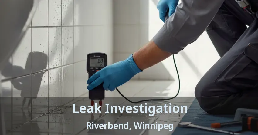 Leak Investigation Riverbend, Winnipeg - MB