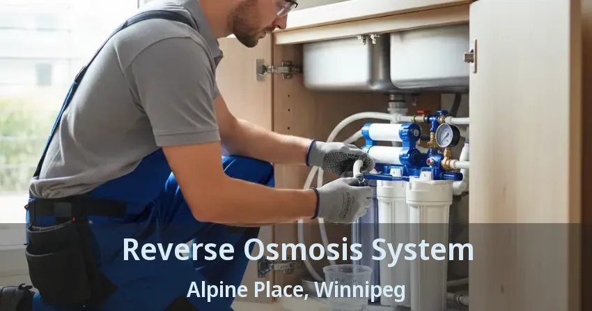 Reverse Osmosis System Alpine Place, Winnipeg - MB