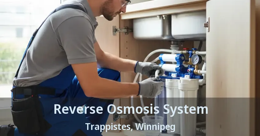 Reverse Osmosis System Trappistes, Winnipeg - MB