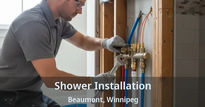 Shower Installation Beaumont, Winnipeg - MB
