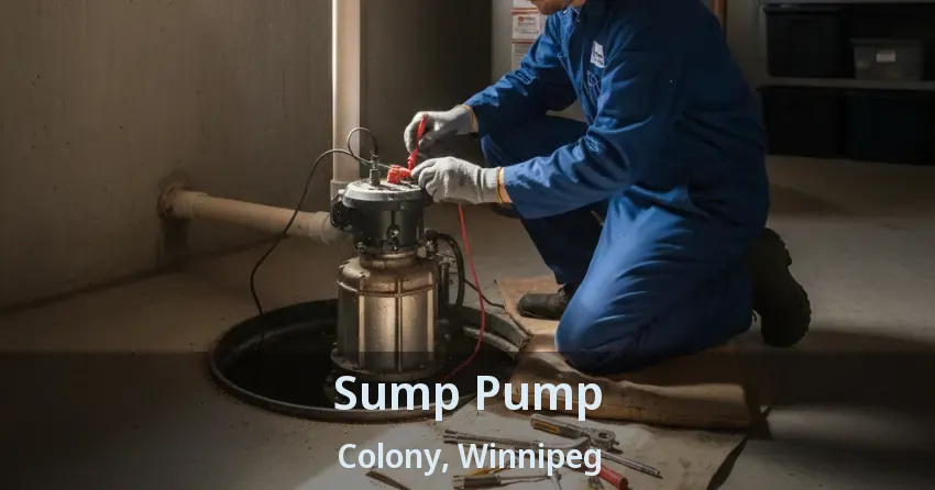 Sump Pump Colony, Winnipeg - MB