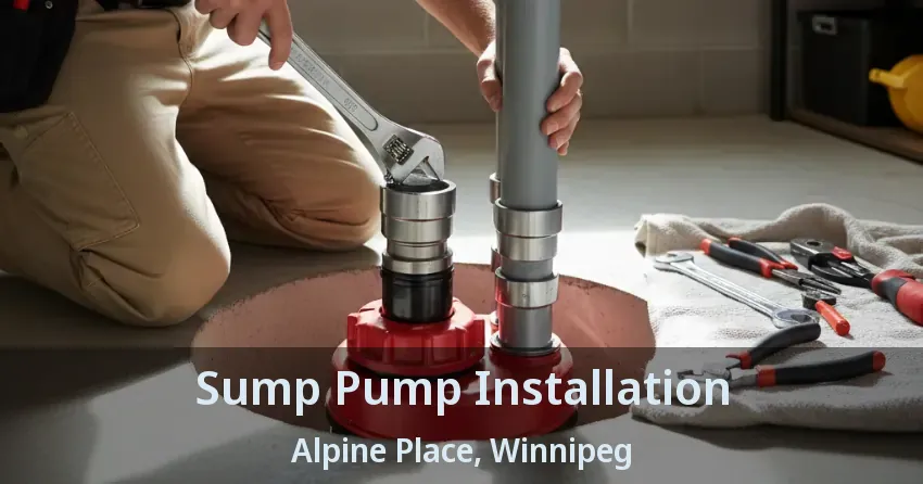 Sump Pump Installation Alpine Place, Winnipeg - MB