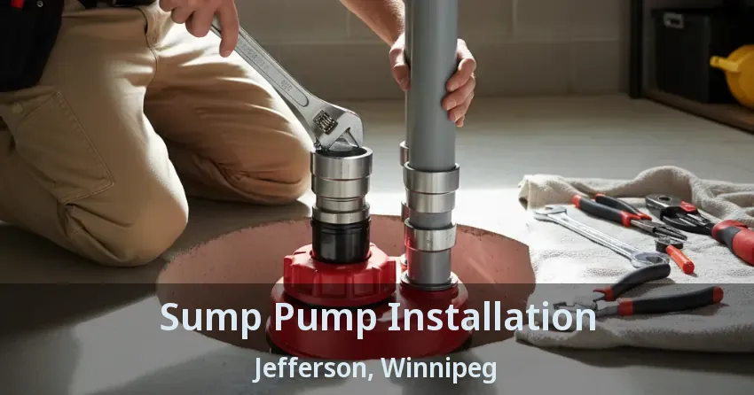 Sump Pump Installation Jefferson, Winnipeg - MB