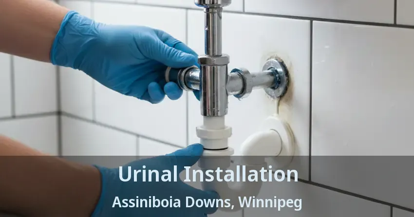 Urinal Installation Assiniboia Downs, Winnipeg - MB