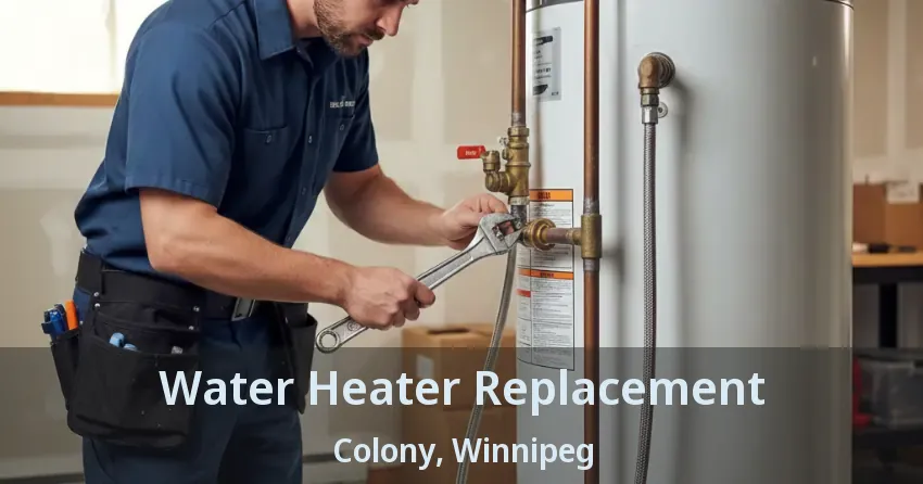 Water Heater Replacement Colony, Winnipeg - MB